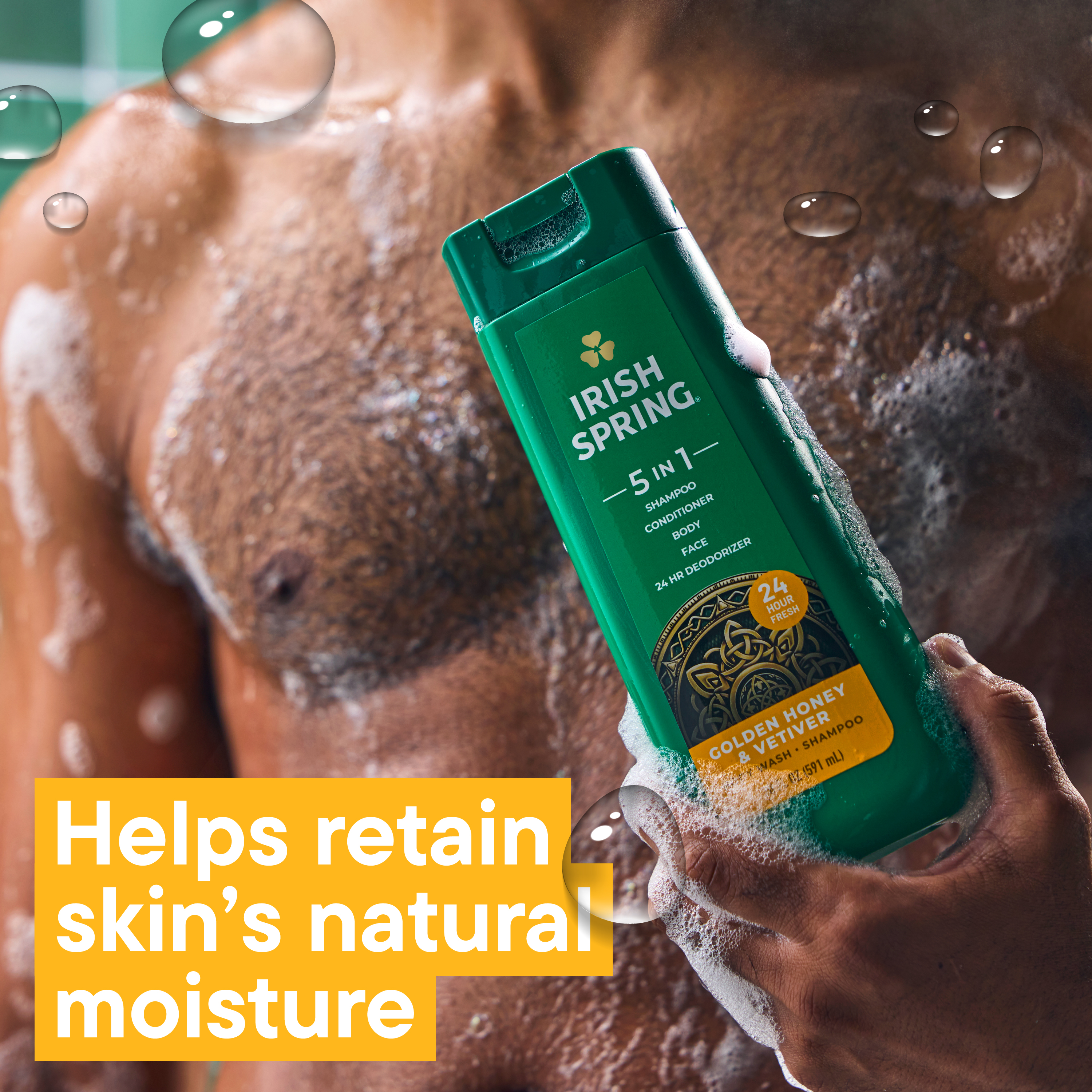 Irish Spring Sea Salt Body Wash PDP